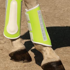 Harlequin Reflective Brushing Boots