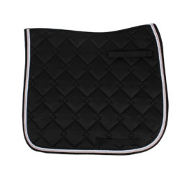 QHP Black Toledo Saddle Pad GP Pony