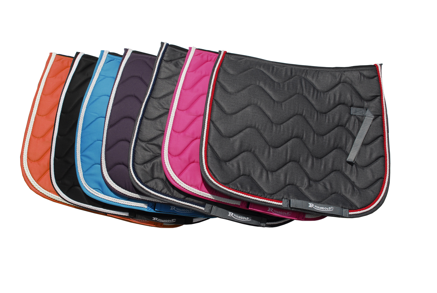Rhinegold Wave Elite Horse Saddle Pad Pony Cob or Full Size FREE POST Numnah 