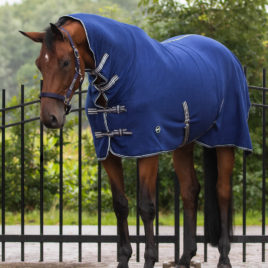 QHP Fleece Rug with Neck