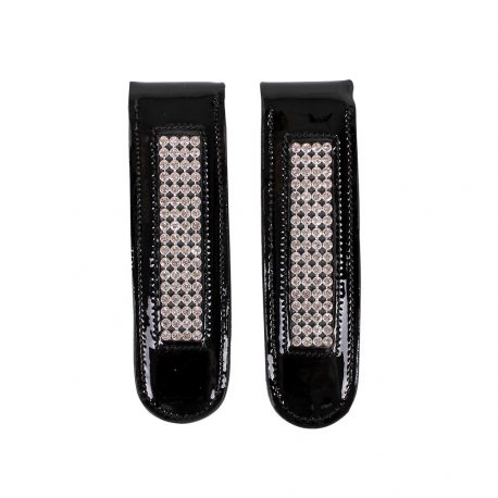 Madonna Black with silver rhinestones