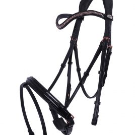 QHP Amor Rose Gold Bridle