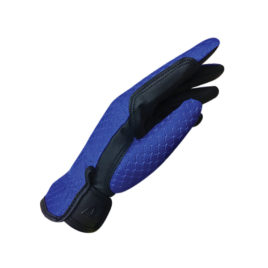 Woof Wear Zennor Riding Gloves Electric Blue size 7