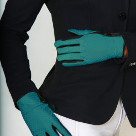 Woof Wear Zennor Riding Gloves Ocean size 7