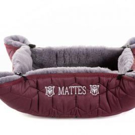 Mattes Betti Sheepskin Dog Bed