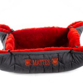 Mattes Bella Sheepskin Dog Bed