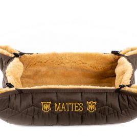 Mattes Snoopy Sheepskin Dog Bed