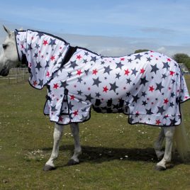 Rhinegold Sahara Star Print Full Neck Fly Rug