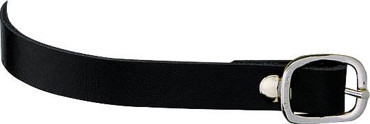 Sprenger Black Leather Spur Strap