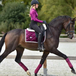 Equestrian Stockholm A/W’20 Purple White Fleece Bandages