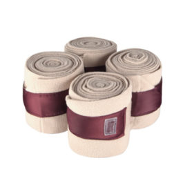 Equito Champagne Plum Fleece Bandages