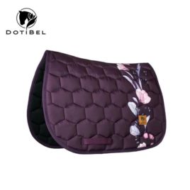Dotibel Satin Plum with Magnolias