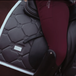 Equestrian Stockholm Silver Cloud Dressage Saddle Pad