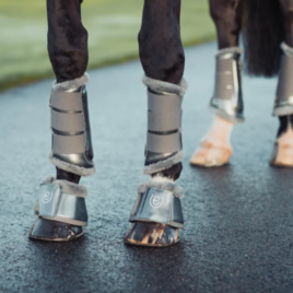 Equestrian Stockholm Silver Cloud Brushing Boots