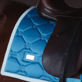 Equestrian Stockholm Parisian Blue Dressage Saddle Pad
