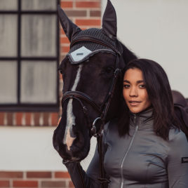 Equestrian Stockholm Silver Cloud Ear Net