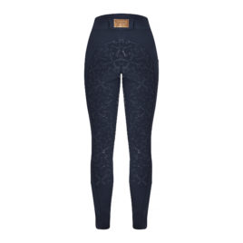 Equito Navy Rose Gold Silicone Seat Riding Leggings