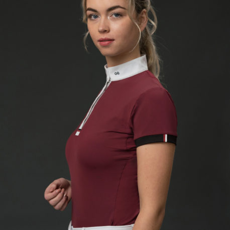 Competition shirt AmbitionFirst – Burgundy – 3