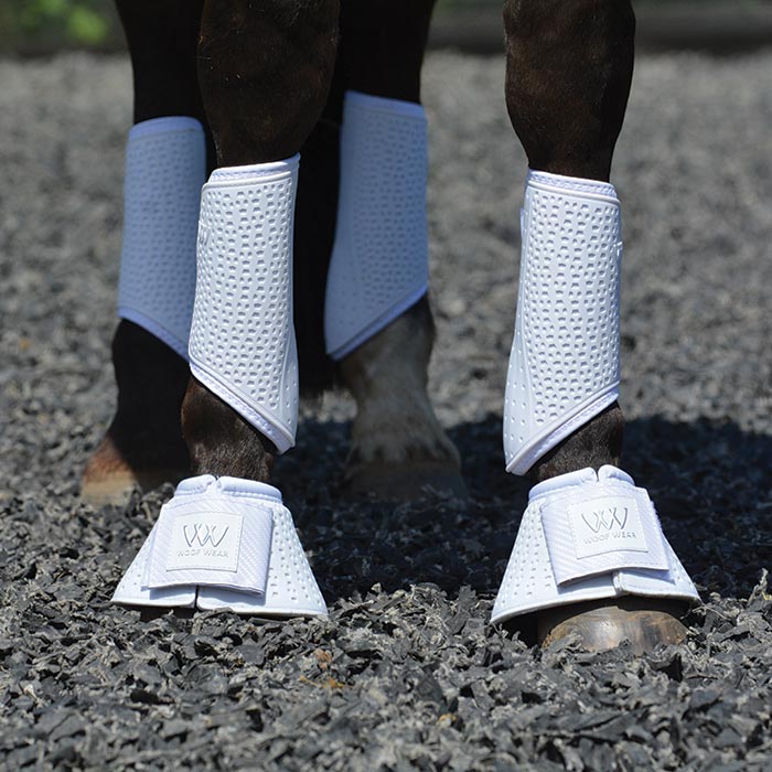 White clearance overreach boots