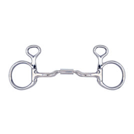 Myler Medium Baucher with Low Port Comfort Snaffle Hanging Cheek MB 04