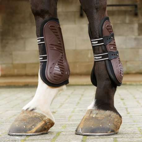 chocolate brown tendon boots