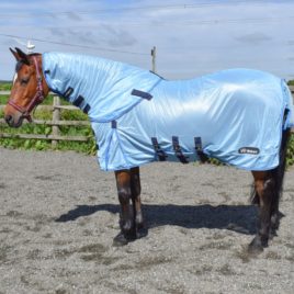 Whitaker Airton Sky Blue Fly Rug with Neck and Mask