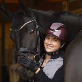 Uvex Suxxeed Blaze Burgundy Riding Hat