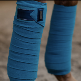 Equestrian Stockholm Aurora Blues Fleece Bandages