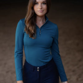 Equestrian Stockholm Aurora Blues Vision Top