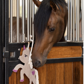 Imperial Riding Unicorn Brown Horse Toy