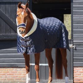 QHP Classy Stable Rug Navy