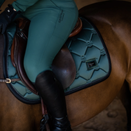 Equestrian Stockholm Sycamore Green Jump Saddle Pad