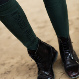 Equestrian Stockholm Sycamore Green Riding Socks