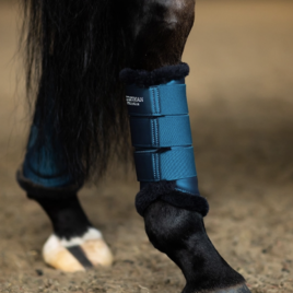 Equestrian Stockholm Blue Meadow Brushing Boots