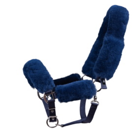 Mattes Spring collection sheepskin head collar set