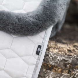 Mattes Silver Sheen Spring Collection Saddle Pad