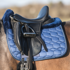 Mattes Blue Sheen Spring Collection Saddle Pad
