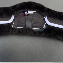 Mattes Black Athletico Sheepskin Girth 30″