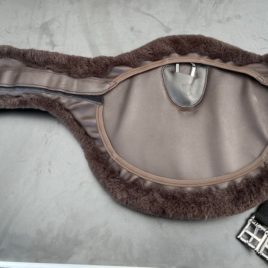 Mattes Asymmetric Brown Stud Girth 54″