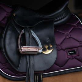 Equestrian Stockholm Black Raven Jump Saddle Pad