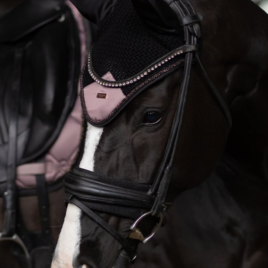 Equestrian Stockholm Anemone Ear Bonnet
