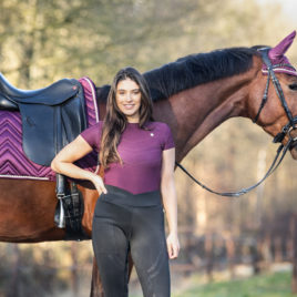 QHP plum Menton Base Layer