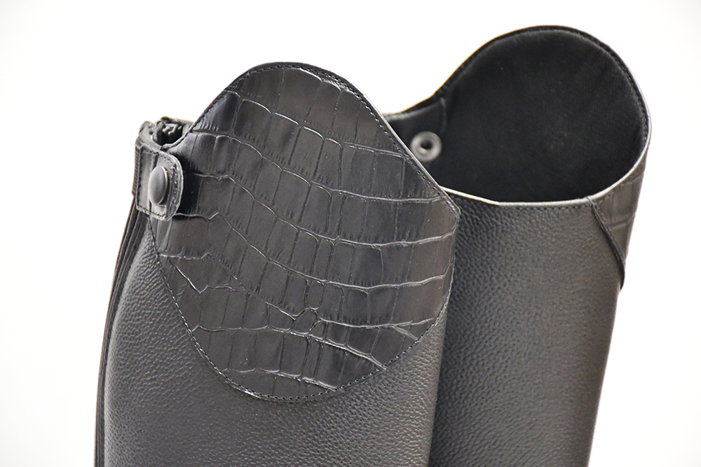 Bottes D'Équitation En Cuir Souple Avec Fermeture Éclair Arrière - Confort Et Style Traditionnel