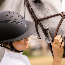 Charles Owen Kylo Black Matte Riding Hat