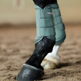 Equestrian Stockholm Mint Mesh Brushing Boots