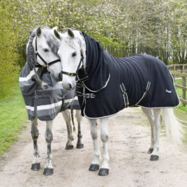 Rhinegold Full Neck Fleece Rug Black