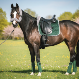 Mattes Spring Collection Green Saddle Pad