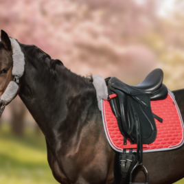 Mattes Spring Collection Red Saddle Pad