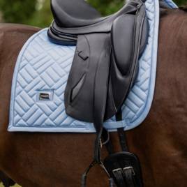 Equestrian Stockholm Midsummer Blue Dressage Saddle Pad