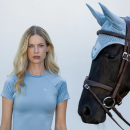 Equestrian Stockholm Midsummer Blue Ear Bonnet